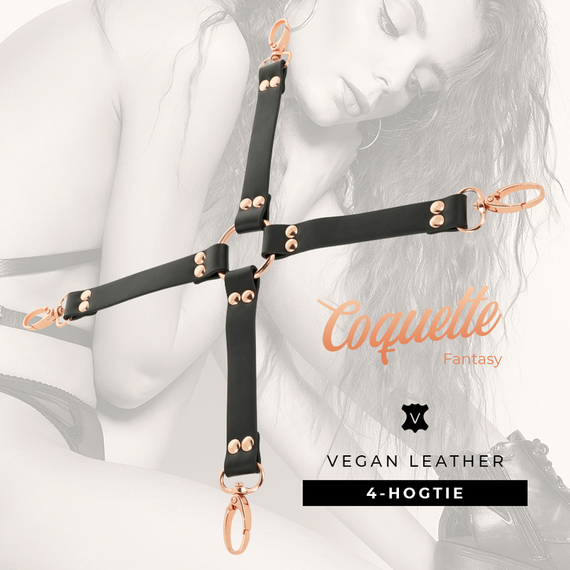 Attaches Bondage Chic Desire Fantasy Cuir Végétal Sans Nickel - Coquette
