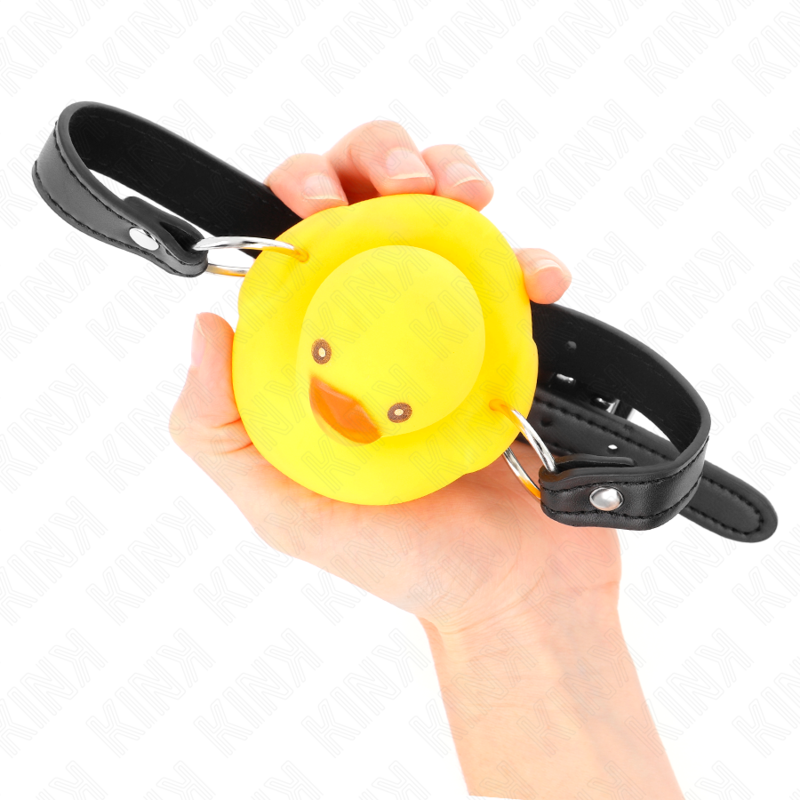 Bâillon BDSM Forme Canard Silicone Réglable Soumission - Kink