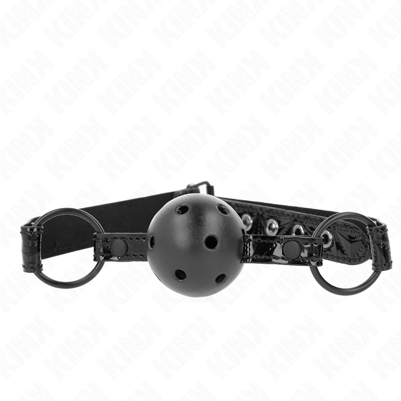 Bâillon Boule Motif Diamant 4,5 cm Sangle Réglable - Kink
