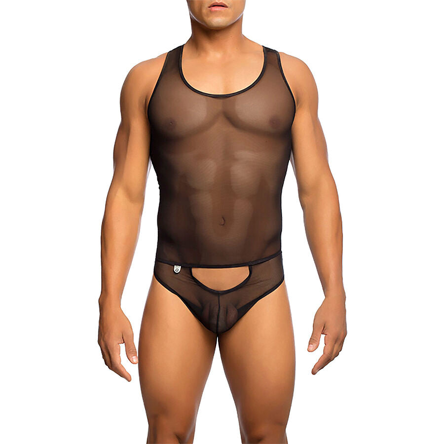 Body Transparent Bretelles Fines Échancré L/XL 3 Coloris - Mob