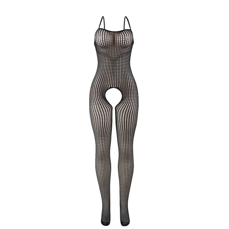 Bodystocking Résille Élastique Entrejambe Ouvert Taille Unique - Subblime