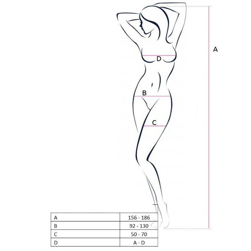 Bodystocking Résille Rouge Ouverture Entrejambe Taille Unique - Passion Woman