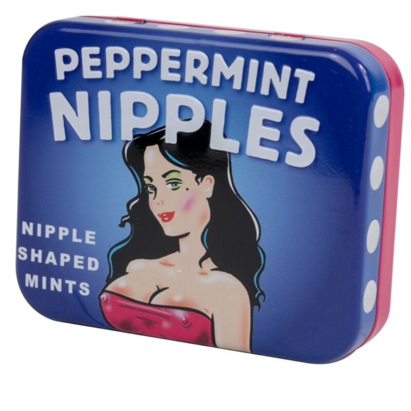 Bonbons Coquins Forme Mamelon Menthe Sans Sucre Boîte Réutilisable - Spencer & Fleetwood