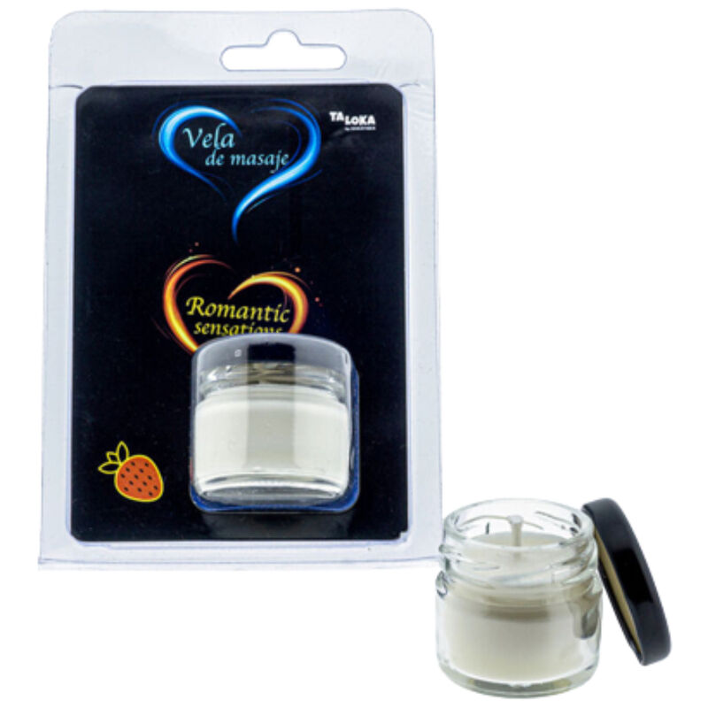 Bougie de Massage Cire Basse Température Parfums Gourmands - Taloka
