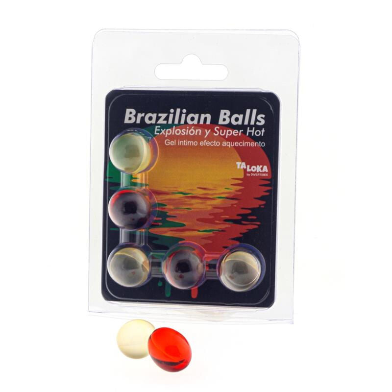 Boules Brésiliennes Gel Excitant Effet Chaud - Taloka