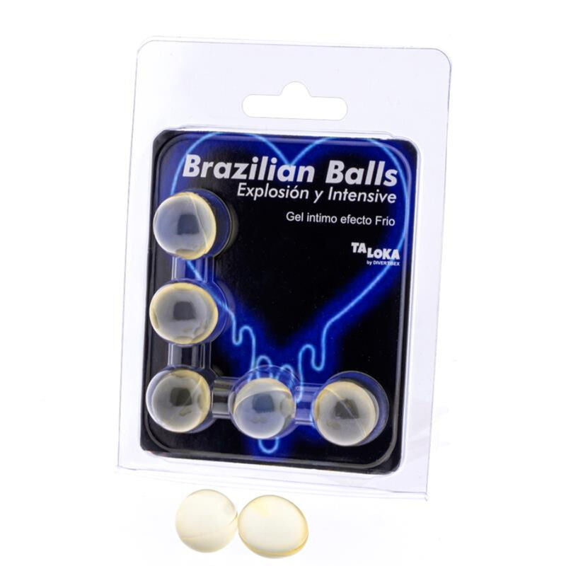 Boules Brésiliennes Gel Excitant Effet Froid Vibration - Taloka