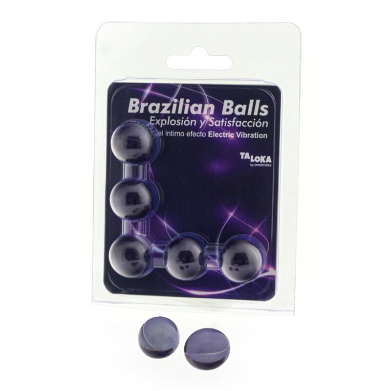 Boules Brésiliennes Gel Excitant Effet Vibrant Électrique - Taloka