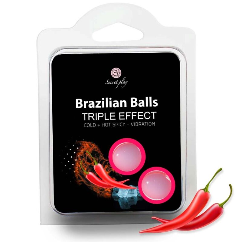 Boules Brésiliennes Triple Effet Massage - Secretplay