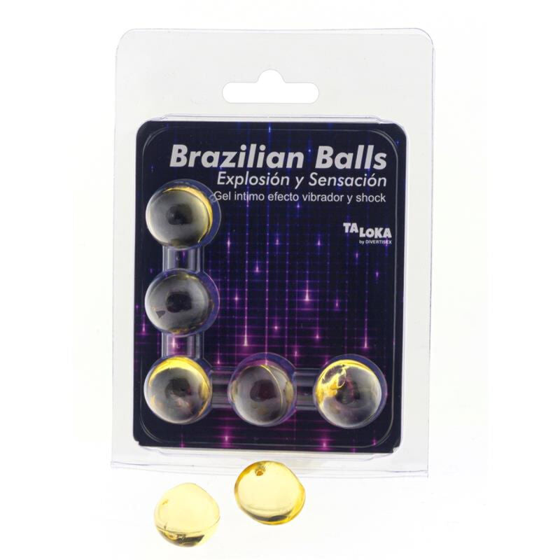 Boules Brésiliennes Vibrantes Effet Chaud Froid Gel Excitant - Taloka