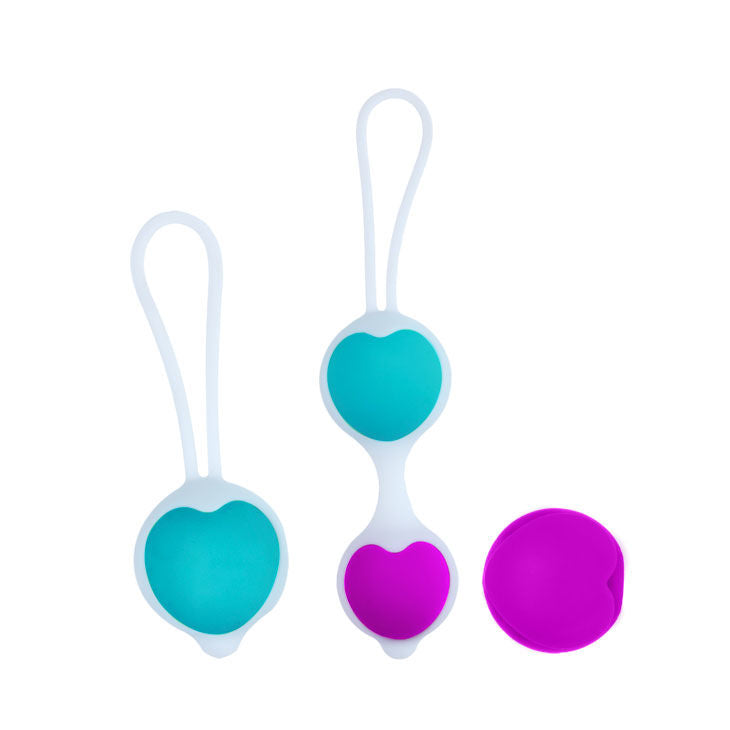 Boules de Geisha Flirtation Hegel Ball Poids Interchangeables Silicone - Pretty Love
