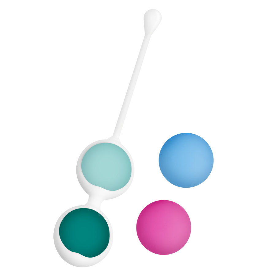 Boules de Geisha Kegel Set 4 Poids Silicone Progressif - Happy Loky