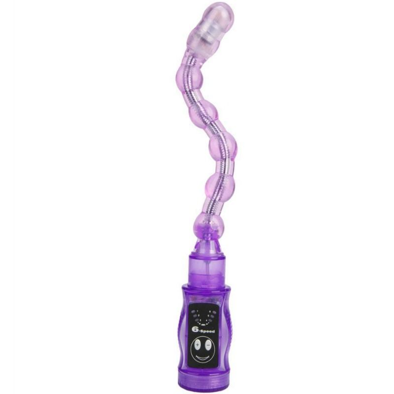 Chapelet Anal Vibrant Triple Flexible - 6 Modes Pliable - Baile