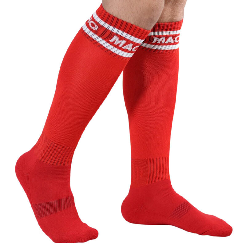 Chaussettes Longues Fétichistes Style Football Taille Unique - Macho Underwear
