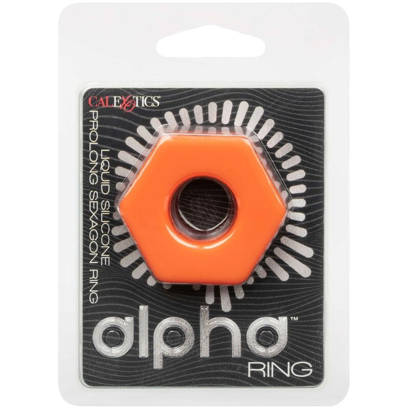 Cockring Alpha Prolong Sexagon Silicone Extensible Étanche - CalExotics