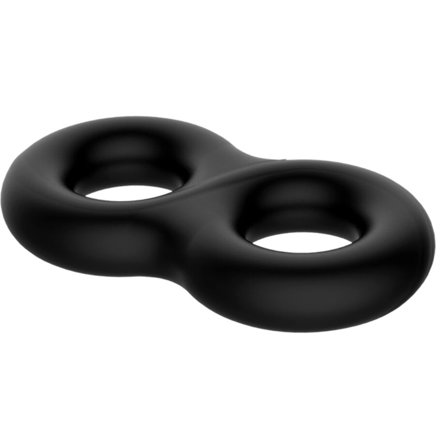 Cockring Double Infinity Silicone Souple Ajustable - Crazy Bull