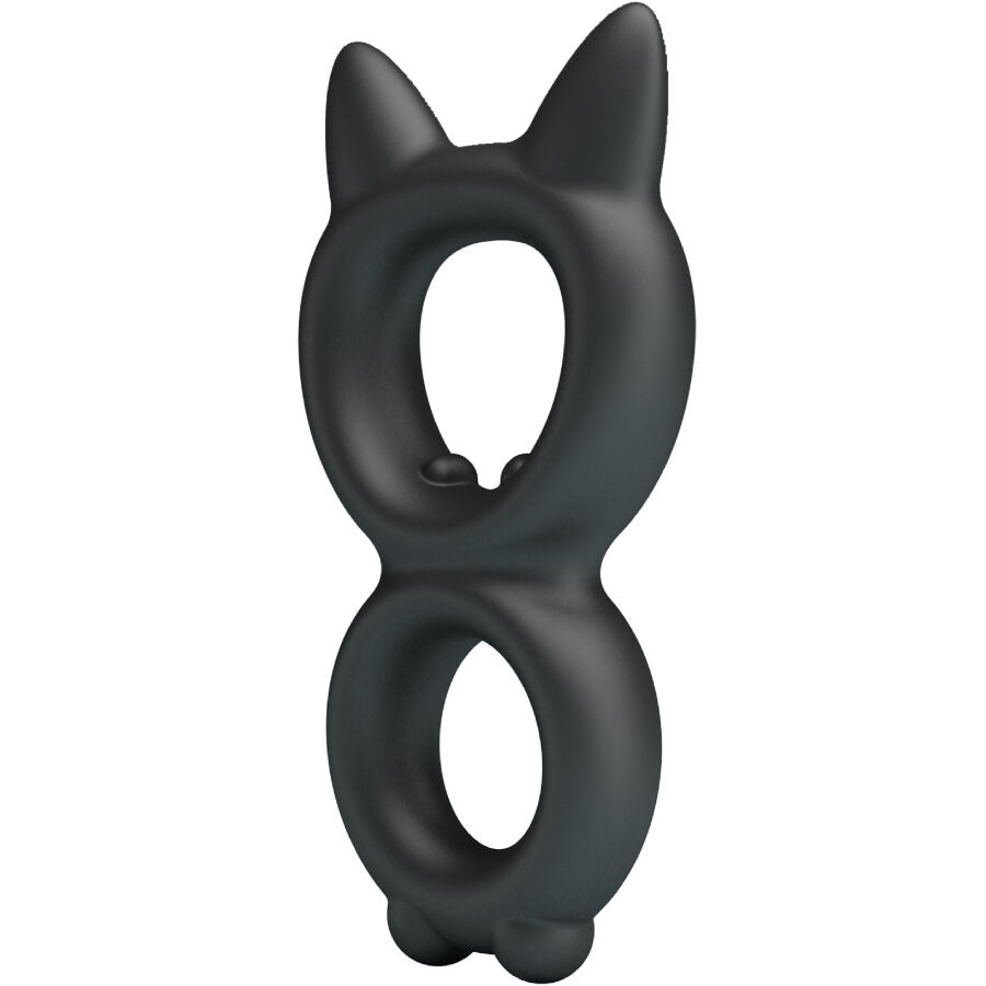 Cockring Double Toran Modèle 20 Silicone Ajustable - Crazy Bull