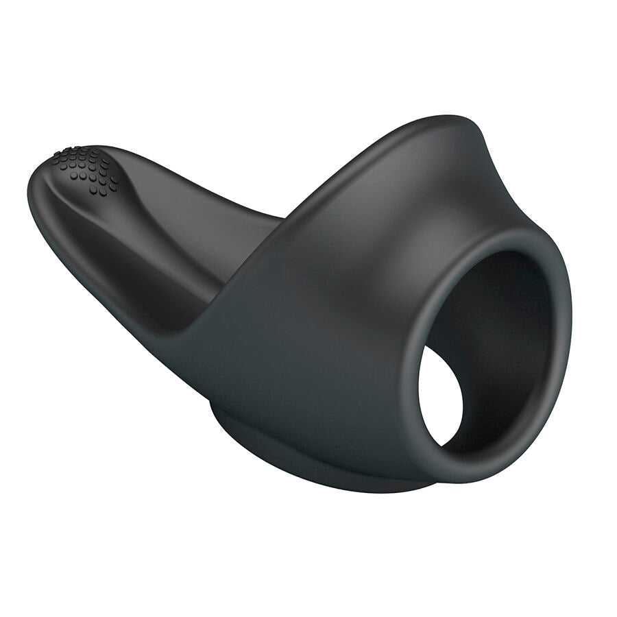 Cockring Ergonomique Zadok Double Anneau Stimulateur Périnéal Silicone - Crazy Bull