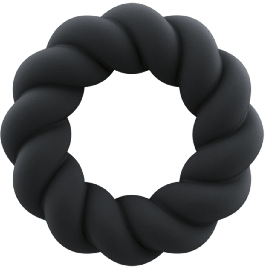 Cockring Twist Silicone Souple Ajustable Étanche IPX7 - Rocks-Off