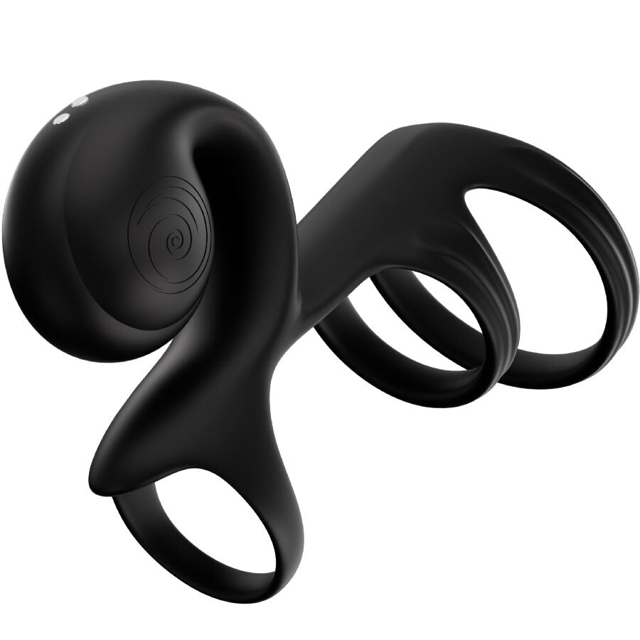 Cockring Vibrant Couple Jovi Arc Télécommande Sans Fil 2 Moteurs - Snail Vibe