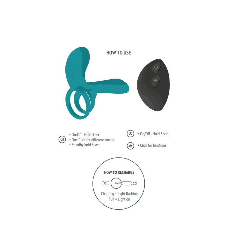 Cockring Vibrant Couple Stimulation Clitoridienne Rechargeable - Xocoon