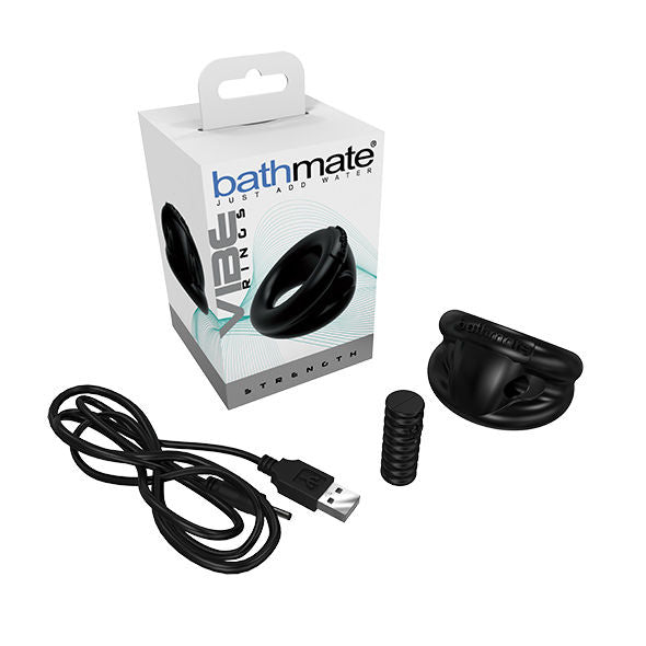 Cockring Vibrant Vibe Elastomex Rechargeable 3 Vitesses - Bathmate