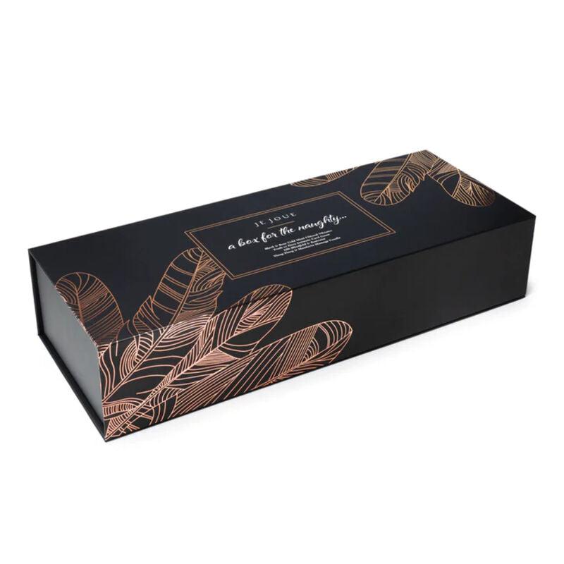 Coffret Coquin Cadeau Vibromasseur Mimi Bougie Massage et Jeu - Je Joue