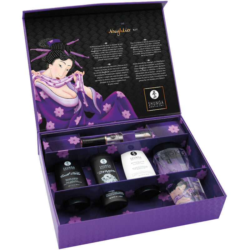 Coffret Cosmétiques Érotiques Kit Plus Colin 5 Produits Sensuels - Shunga
