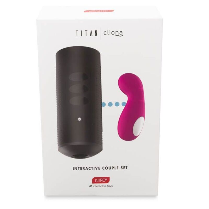 Coffret Couple Titan et Cliona Connectés Interactifs Étanches - Kiiroo