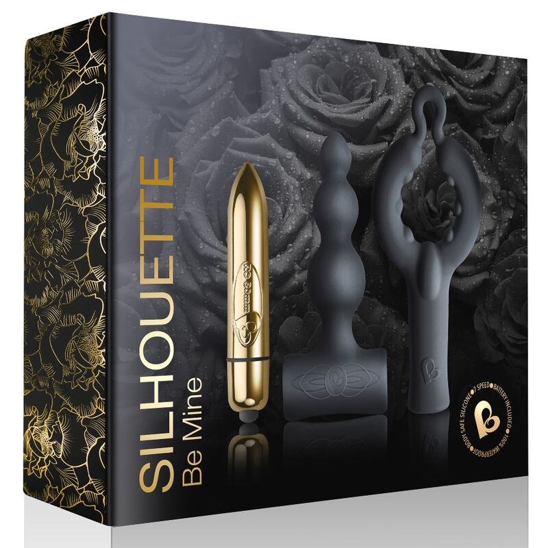 Coffret Plaisir Couple Silhouette Be Mine 3 Stimulateurs Vibrants - Rocks-Off