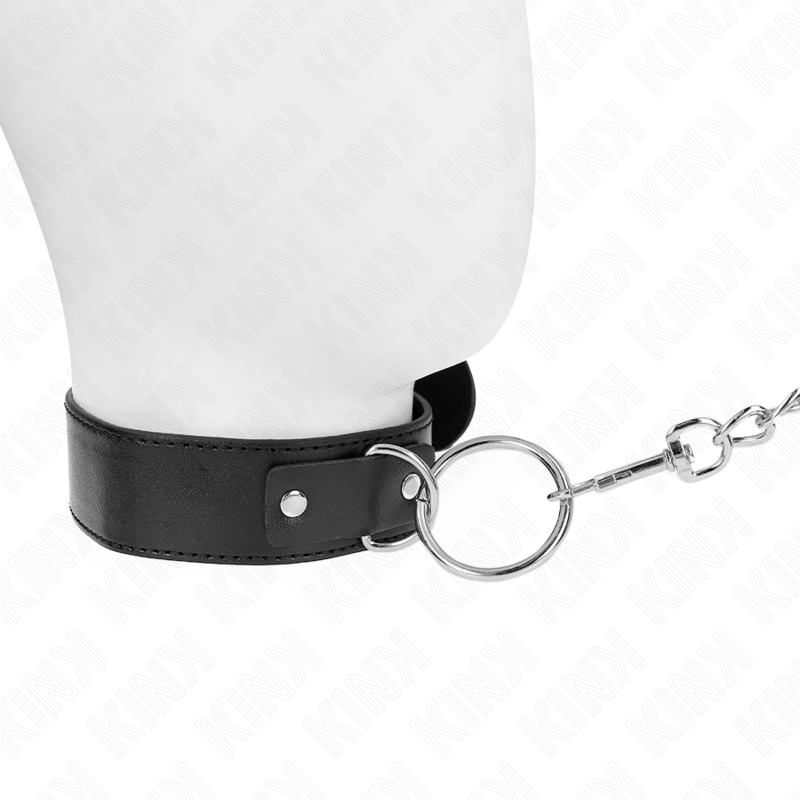 Collier BDSM Basic avec Laisse Réglable 36-43 cm - Kink