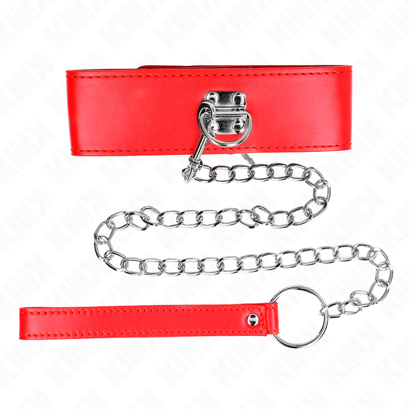 Collier BDSM Diamants Strass Laisse Ajustable 33-41 cm - Kink