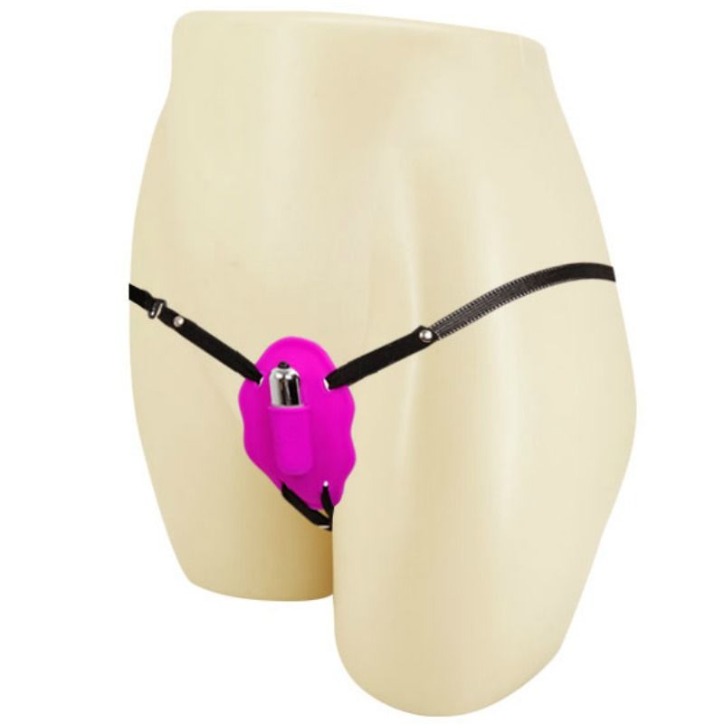 Culotte Vibrante Love Rider Harnais Élastique Silicone Balle Amovible - Baile