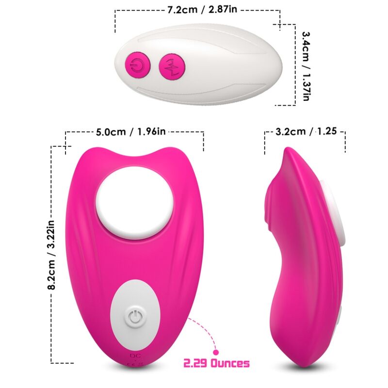 Culotte Vibrante Papillon Télécommandée - 9 Modes - Armony