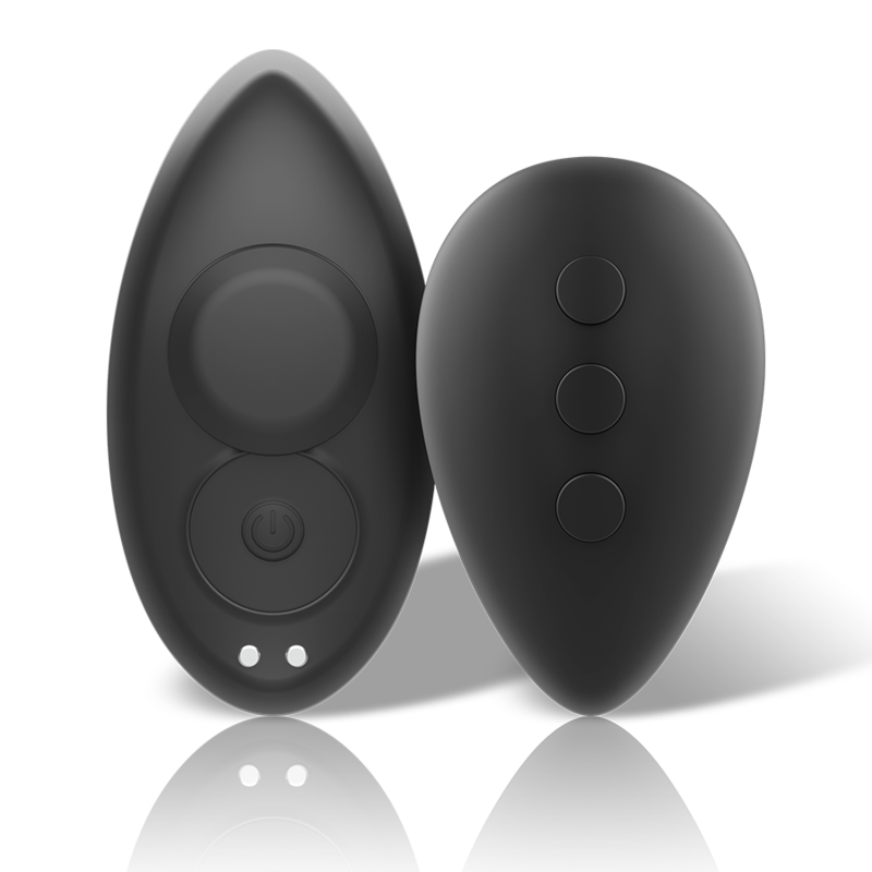 Culotte Vibrante Rechargeable Preston Fixation Magnétique IPX7 - Black&Silver