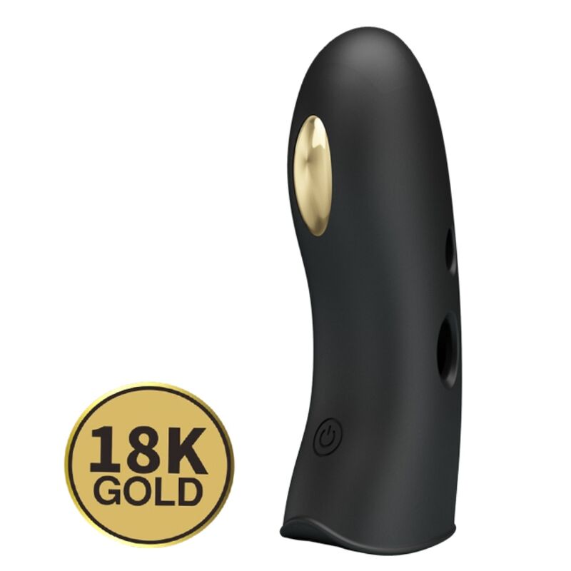 Doigt Stimulateur Électro Marico Silicone 7 Vibrations Rechargeable - Pretty Love
