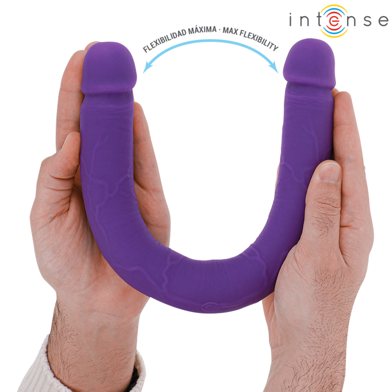 Double Gode Vibrant Gunter 40 cm Télécommande 7 Modes USB - Intense