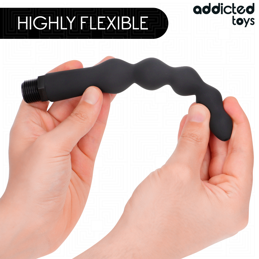 Douche Anale Adaptateur Universel Silicone Souple Modèle 5 - Addicted Toys