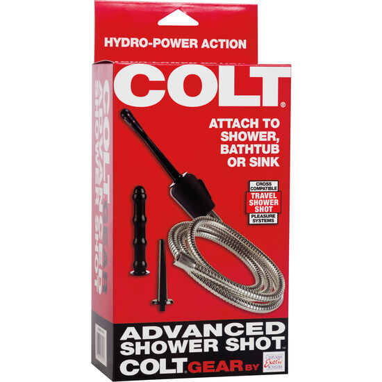 Douche Anale de Voyage Advanced Tuyau Flexible 1,75 m 3 Embouts - CalExotics