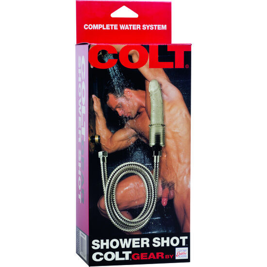 Douche Anale Gode Coup de Douche Massage Pulsé Flexible 15 cm - CalExotics