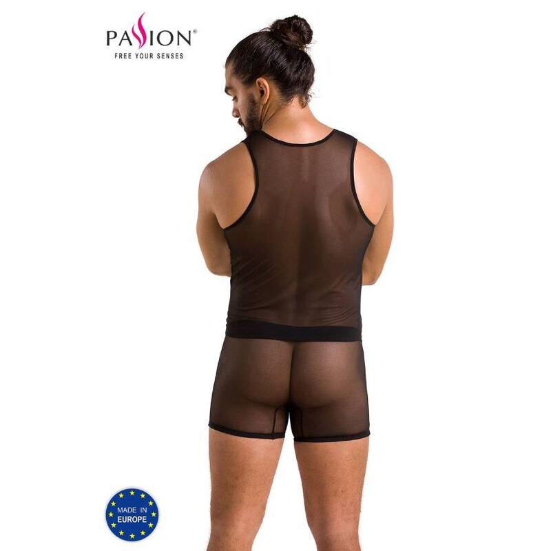 Ensemble Lingerie Homme Oscar Noir Coupe Ajustée - Passion Men