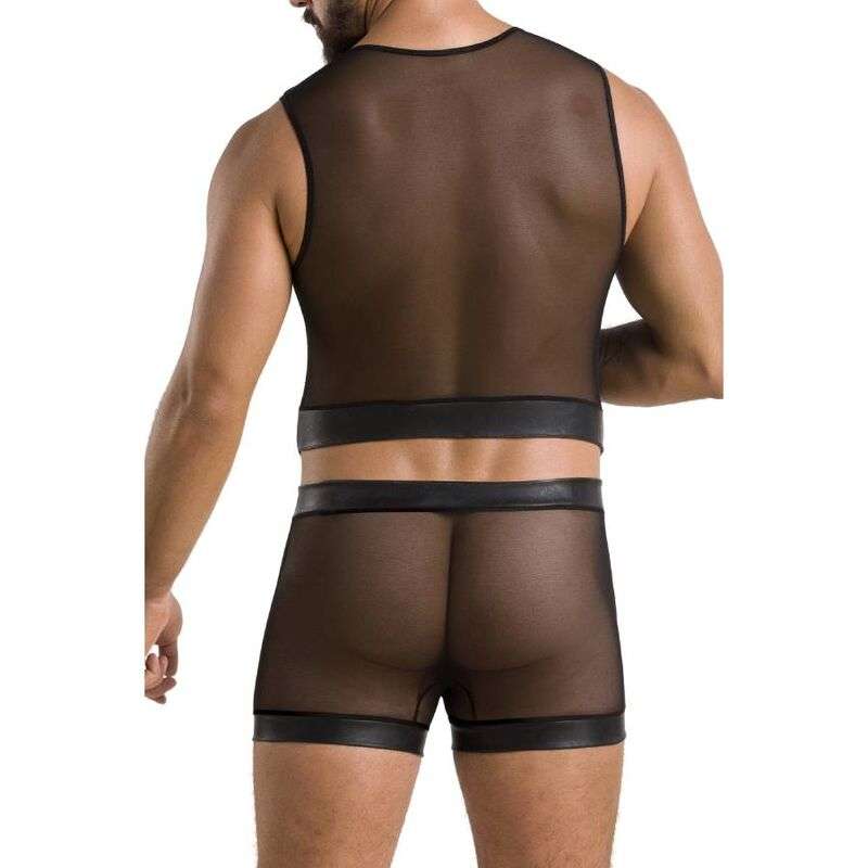 Ensemble Lingerie Homme William Noir Certifié Oeko-Tex - Passion Men