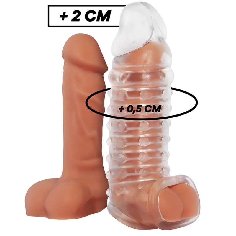 Gaine à Pénis Extensible V11 Confortable 2 Coloris Réutilisable - VirilXL