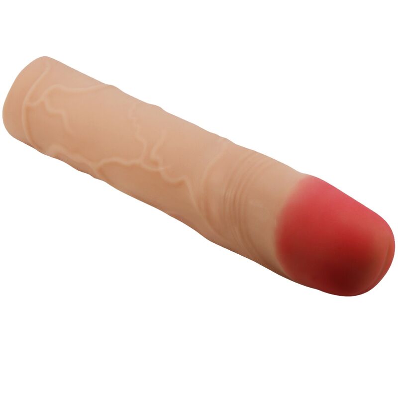 Gaine à Pénis Kylian Texturée Anneau Testicules Silicone - Pretty Love