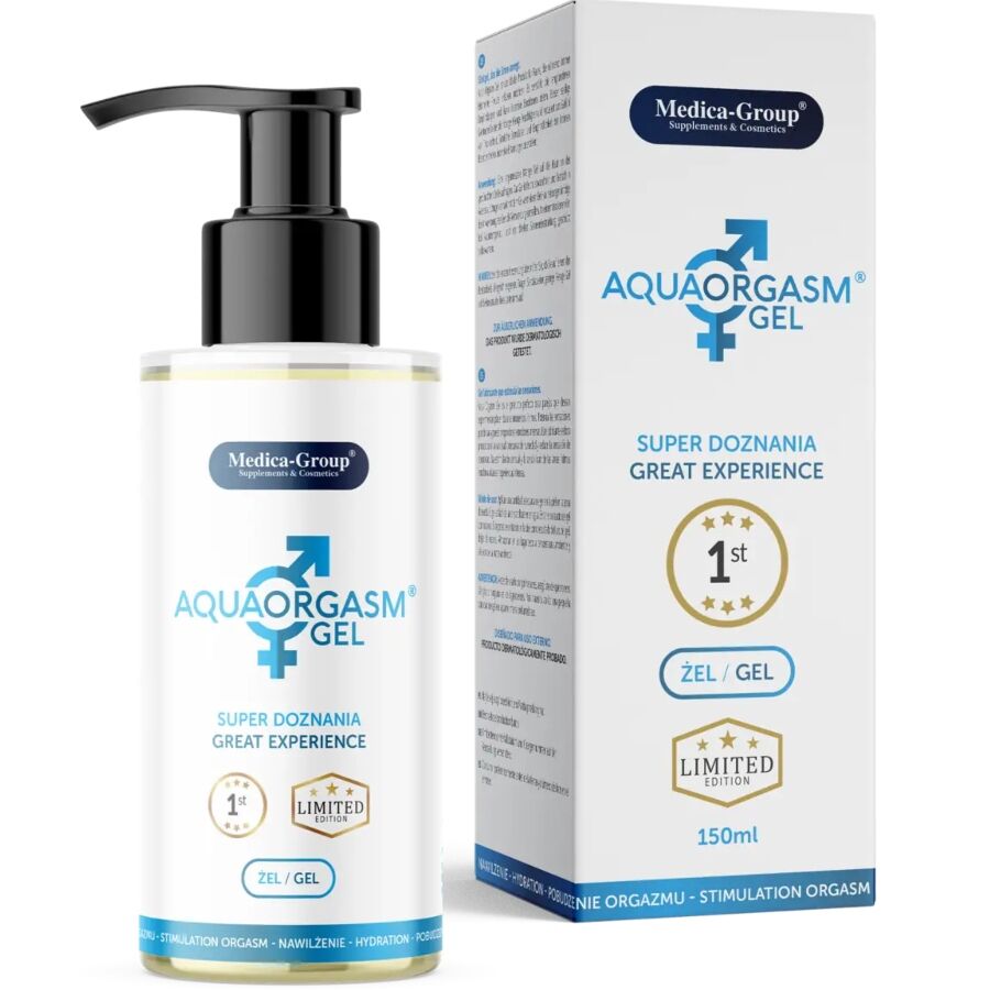 Gel Intime Stimulant Aqua Orgasm Menthe Poivrée 150 ml - Medica Group