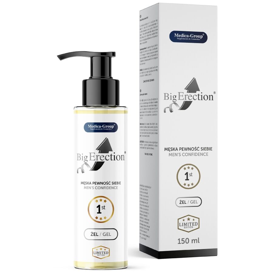 Gel Intime Stimulant Homme BigErection Ginseng & Ortie 150 ml - Medica Group