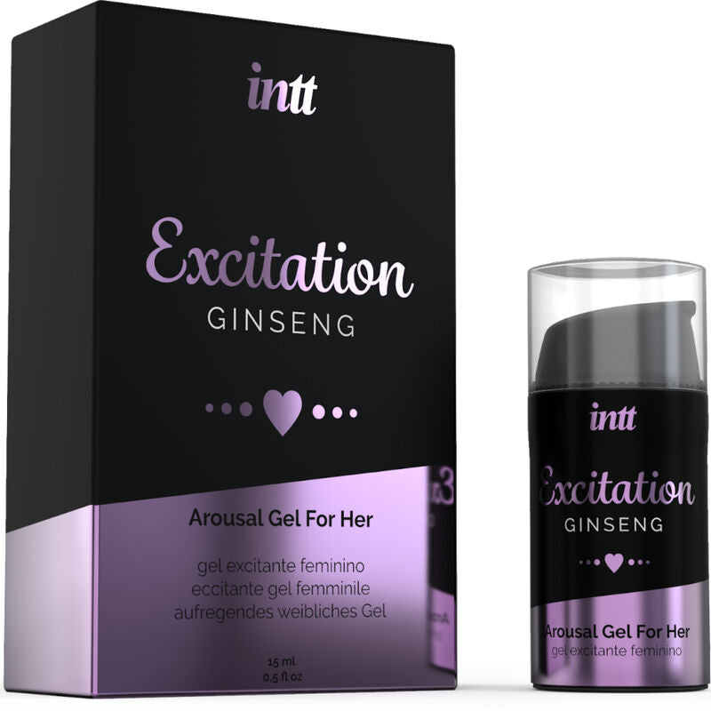 Gel Stimulant Clitoridien Excitation Effet Chaleur Ginseng 15 ml - Intt