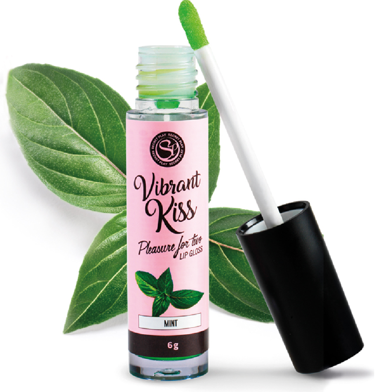 Gloss à Lèvres Vibrant Kiss Comestible - Secretplay