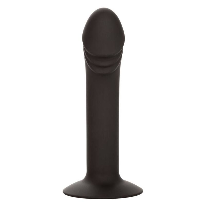 Gode Anal Courbé Stud Silicone Ventouse Base Évasée - CalExotics