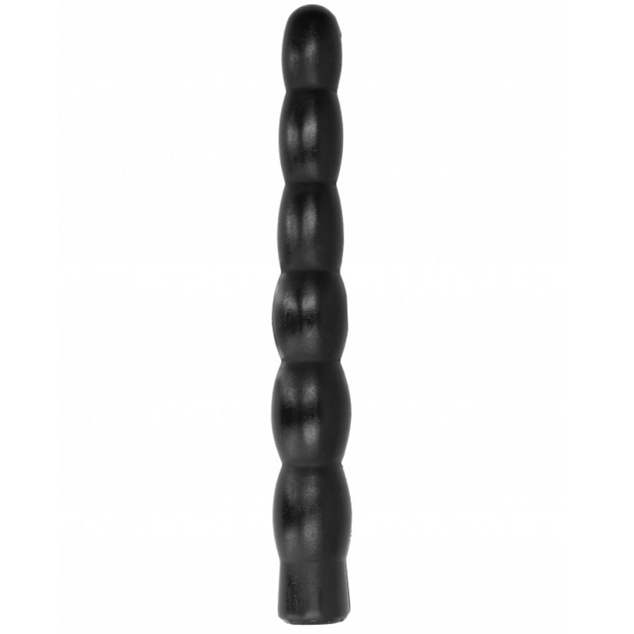 Gode Anal Ondulé XXL 32 cm Silicone Souple - All Black