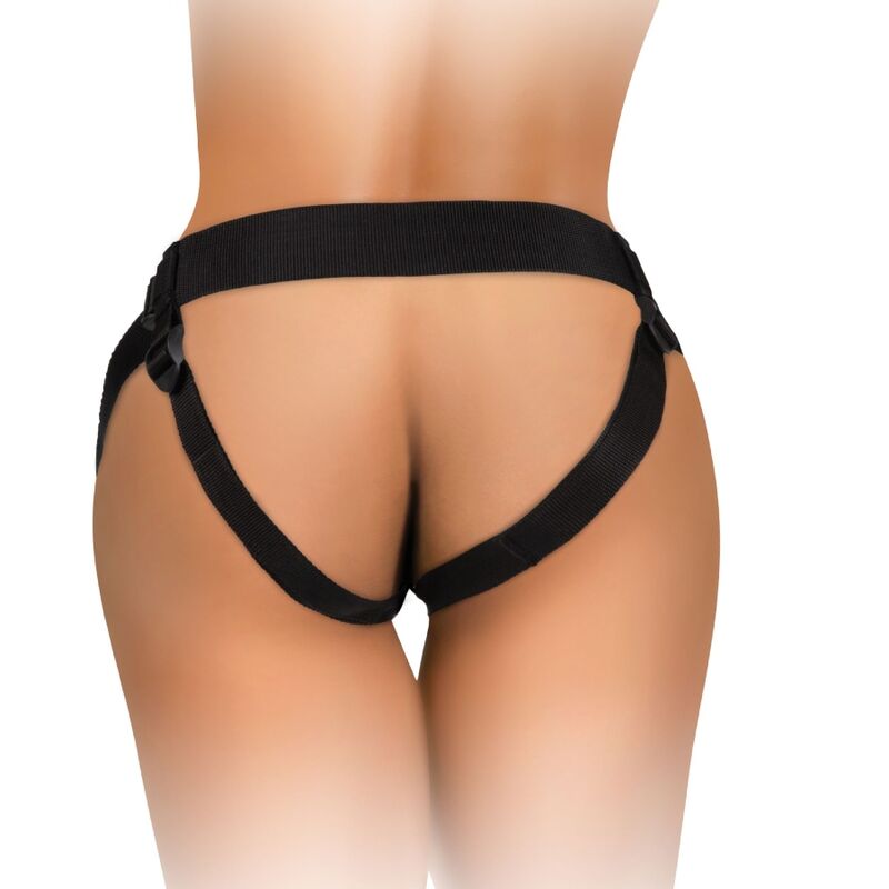 Gode Ceinture Elite Kit Harnais Réglable Anneau Testicules 20,3 cm - King Cock